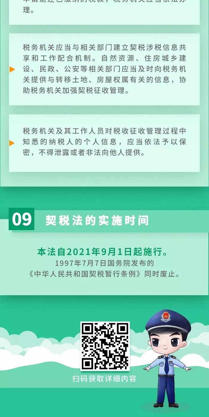 契稅法9月1日起施行！ 