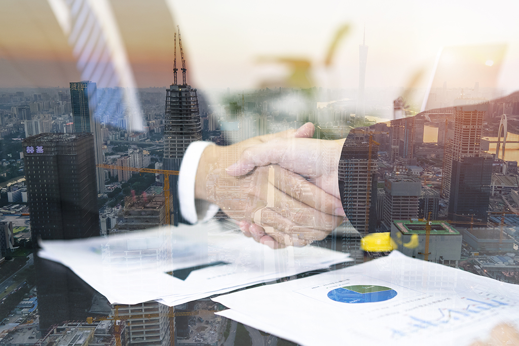 千庫網_商務成功人士合作攝影圖_攝影圖編號230689